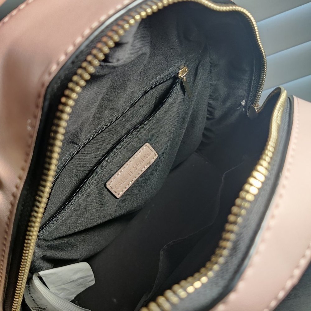 Call It Spring: Pink Nude Mini Backpack - Picture 3 of 3